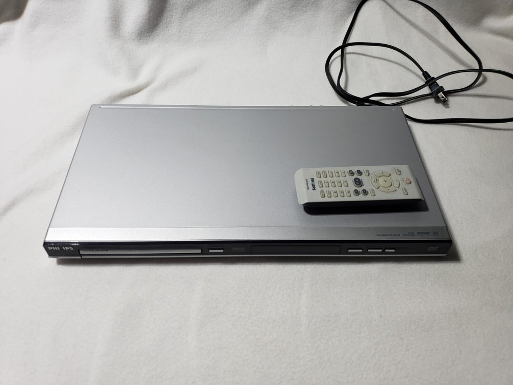 Philips Model DVP5140 Slim Silver CD/DVD Player *Tested*