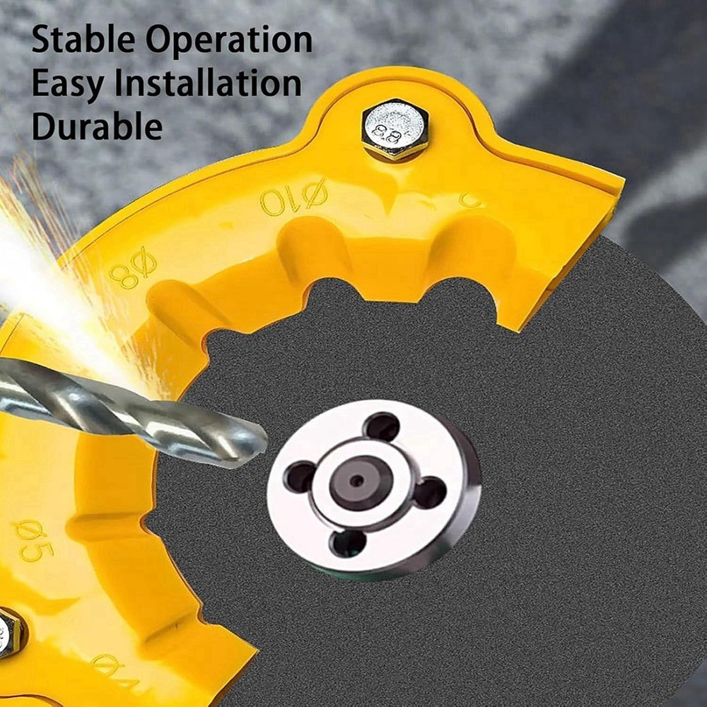 Drill Bit Sharpener for Angle Grinder, Multipurpose Sharpening Tool for5537