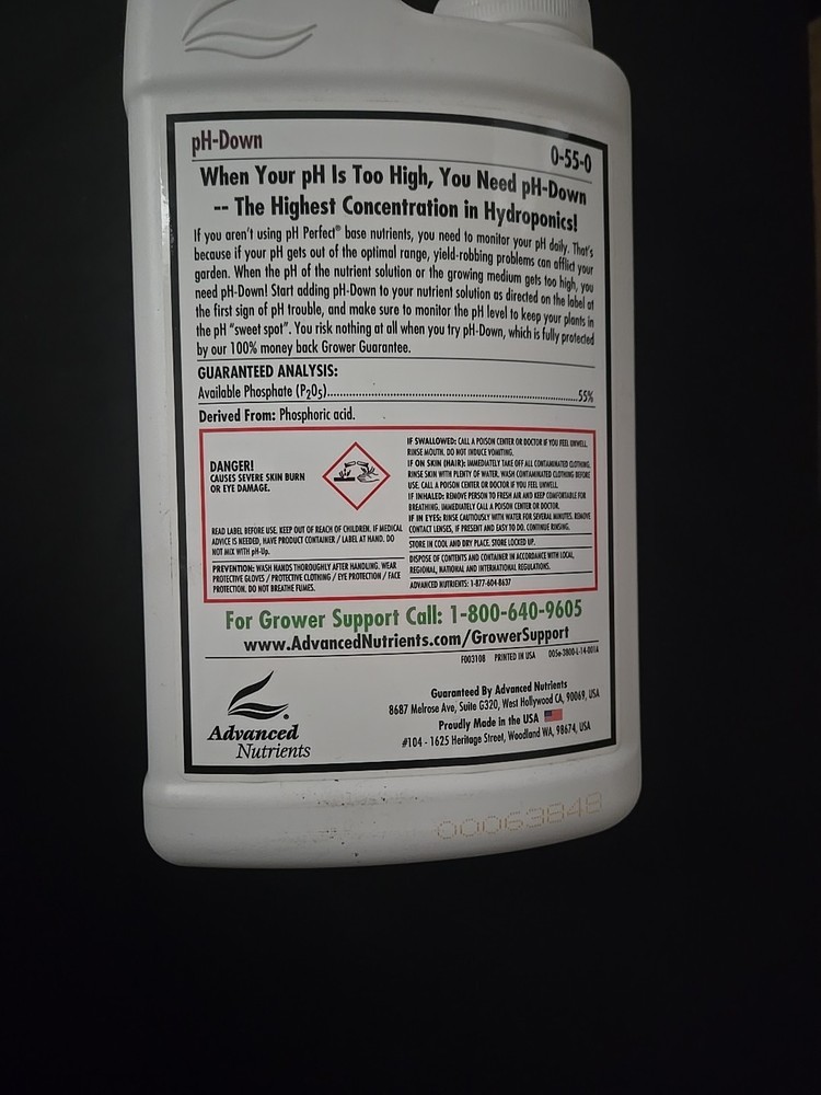 Advanced Nutrients - Ph Down 1L