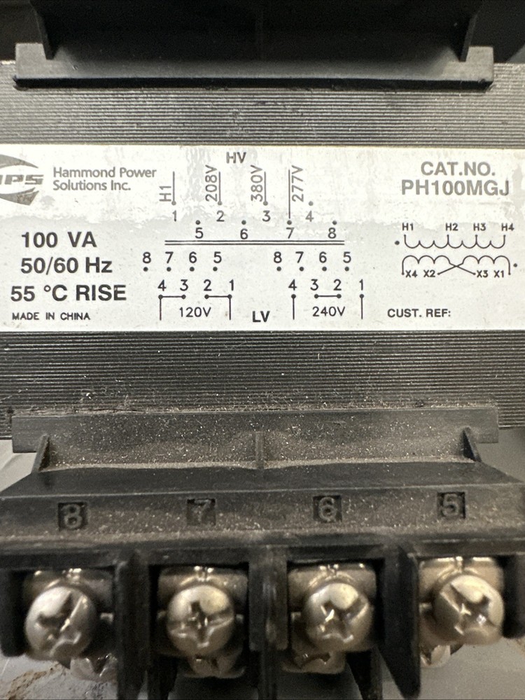 #H) HPS Transformer PH100MGJ