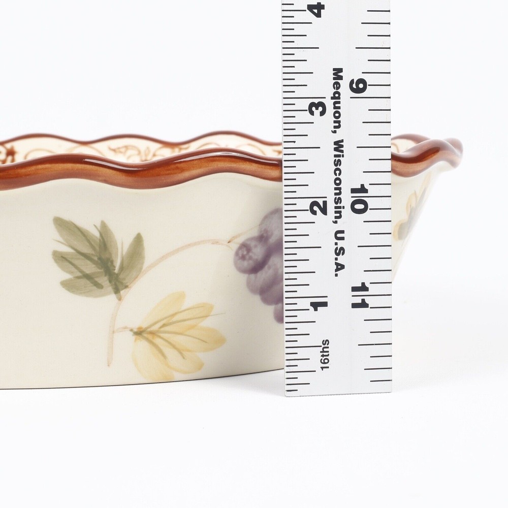 Temptations Vineyard Multicolor 6pc Rectangular & Oval Dish Rack & Cover Set