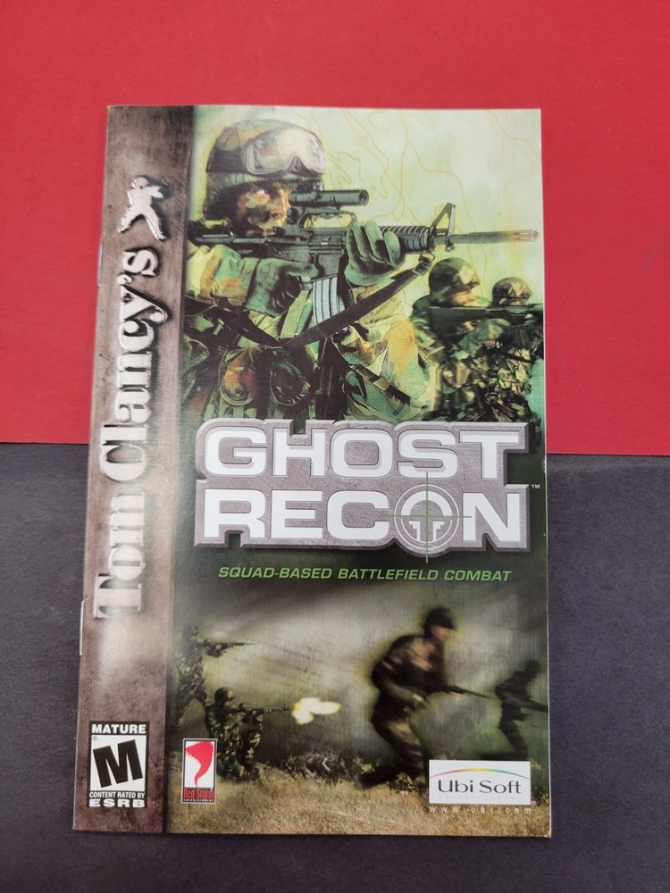 Ghost Recon  |  PS2  |  Manual Only