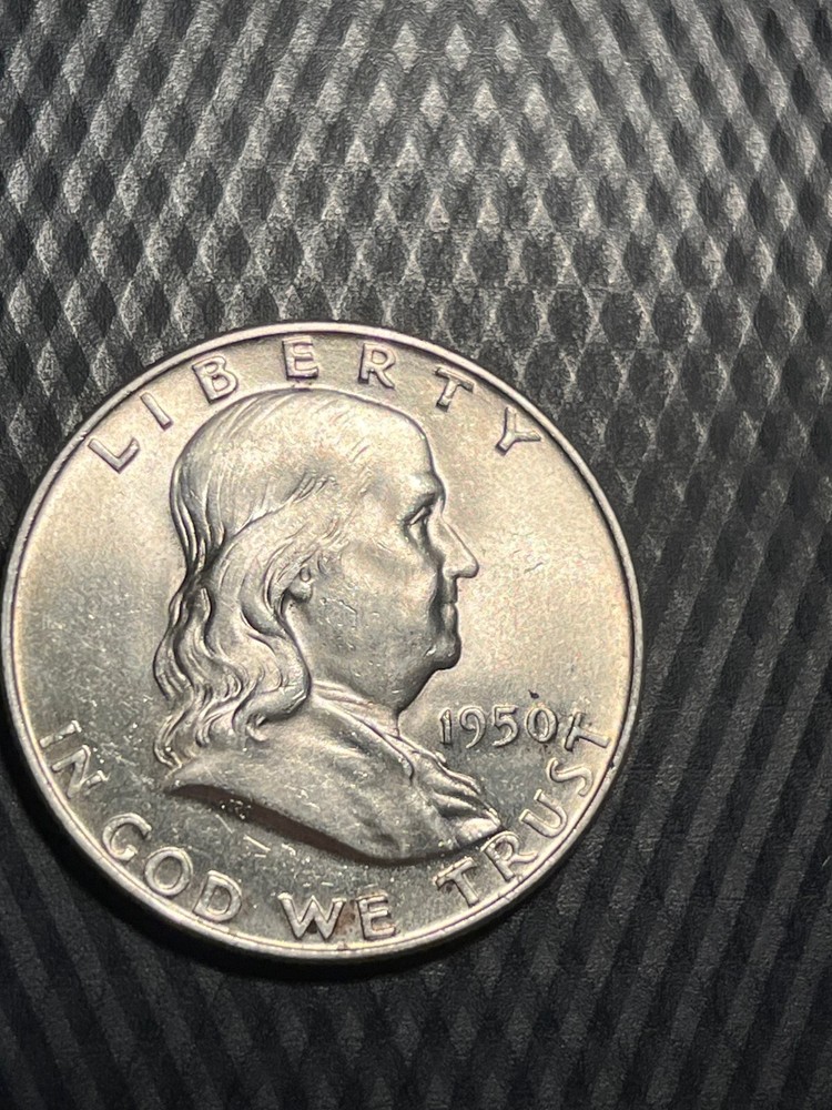 1950-D Franklin Half Dollar - Choice BU #C1