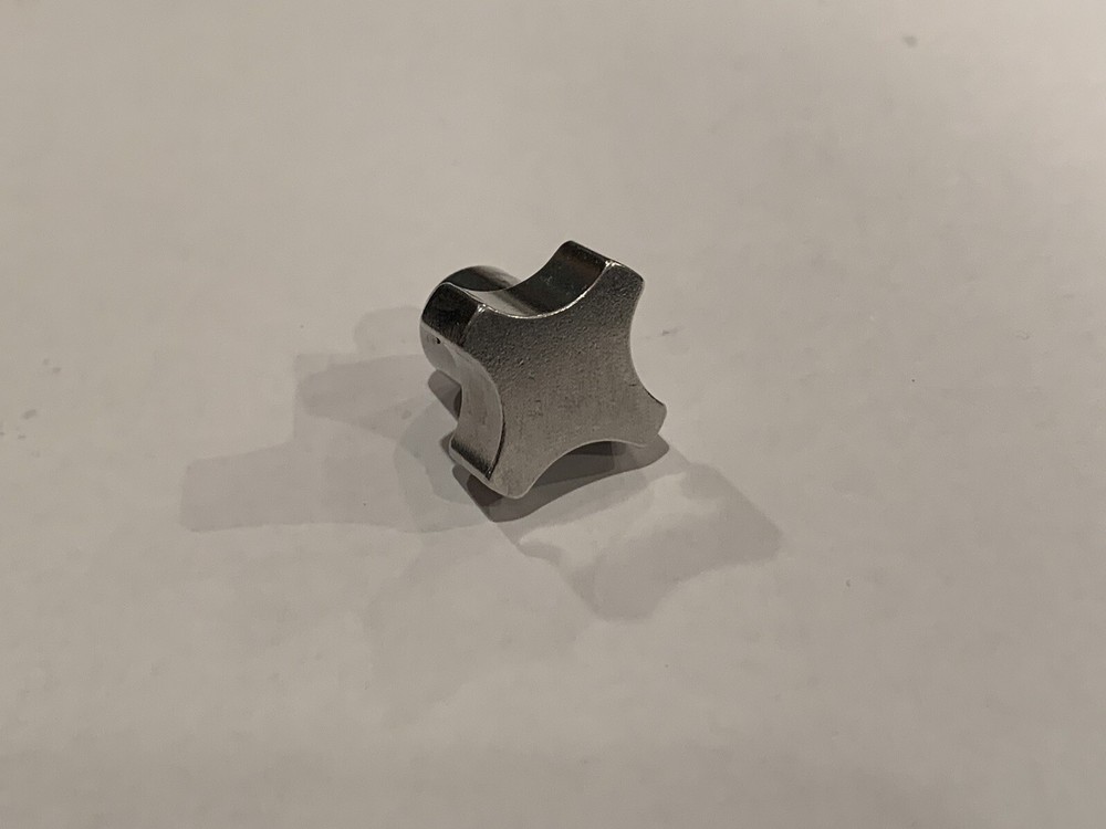 Aluminum Extrusion, Four Lobed Knobs, Luster Finish, Blind Tapped