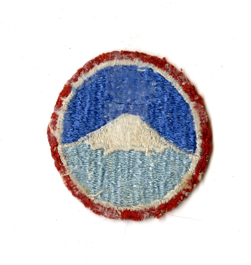 US Forces Far East White Back Patch Cut Edge Vintage