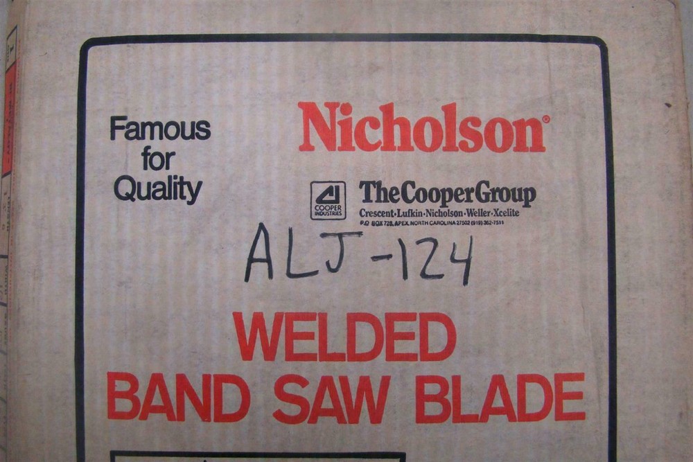 Nicholson Band Saw Blade