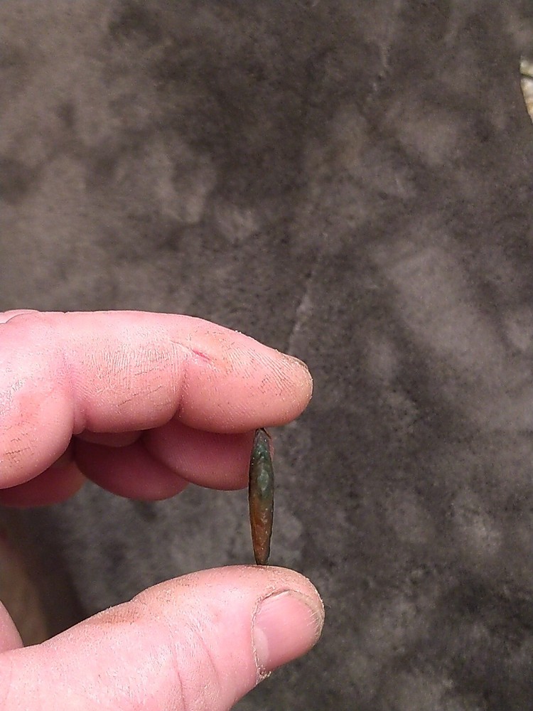 Corner Notch Moss Agate 2 1/8" x 1 1/4"