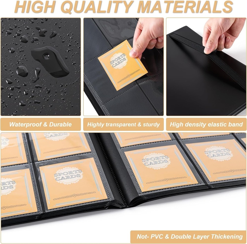Sideloader Binder Holds 360 Sideloaders 9 Pocket SideLoader Binders with Sleeves