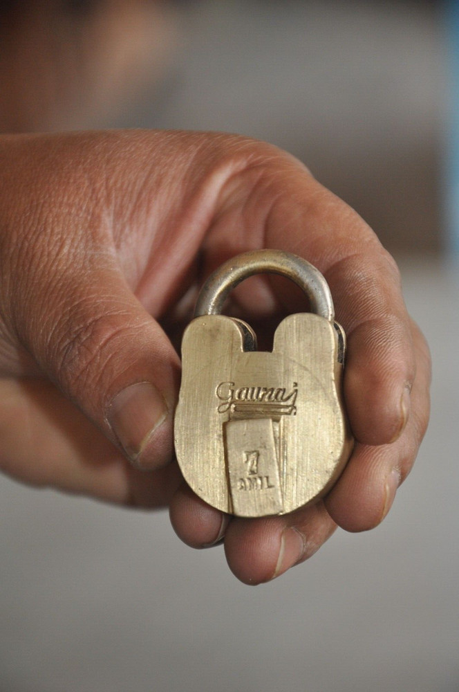 6 Pc Different Vintage Brass Fine Handcrafted Small Padlocks