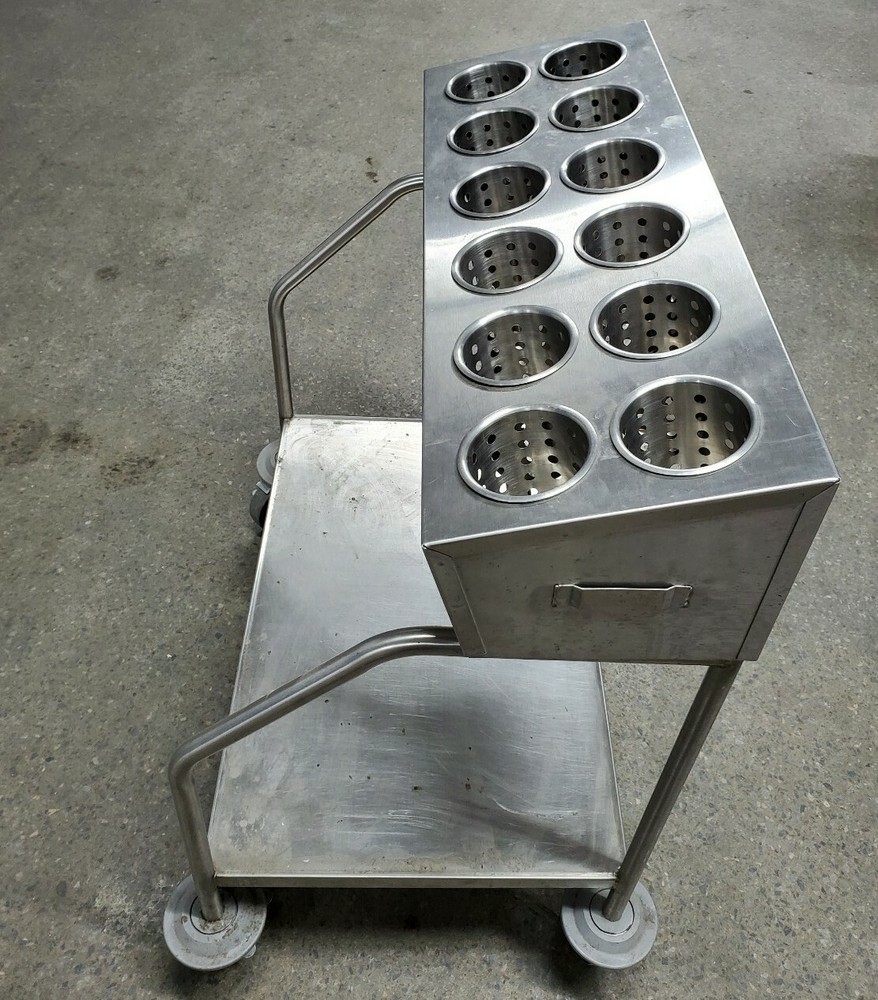 Servolift Silverware Dispenser Cart 12 Hole