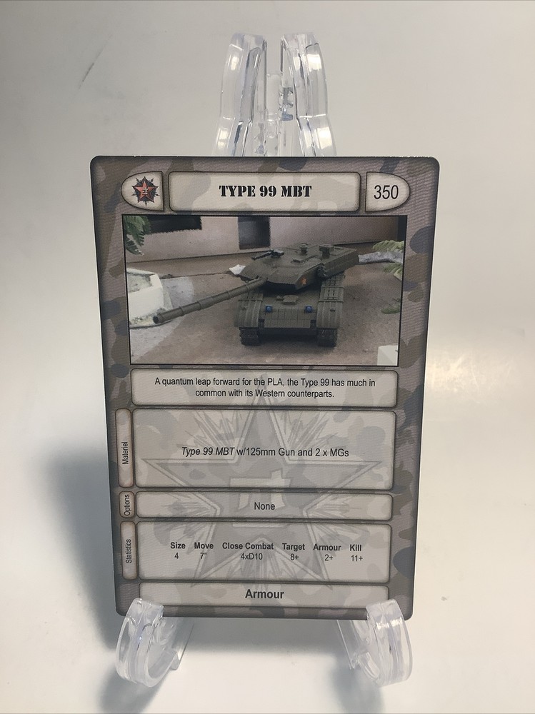 Mongoose Publishing Battlefield Evolution Type 99 Chinese Main Battle Tank