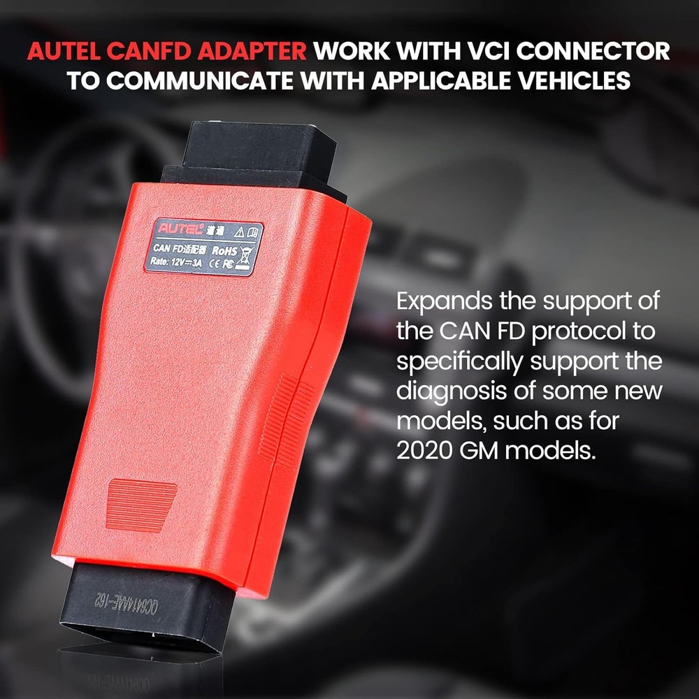 Autel CAN FD Adapter Work with VCI Connector for Diagnostic Scanner Tool