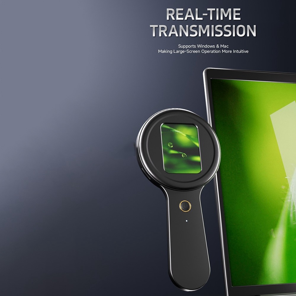 Handy digital microscope with 200x magnification, image stabilization 1496