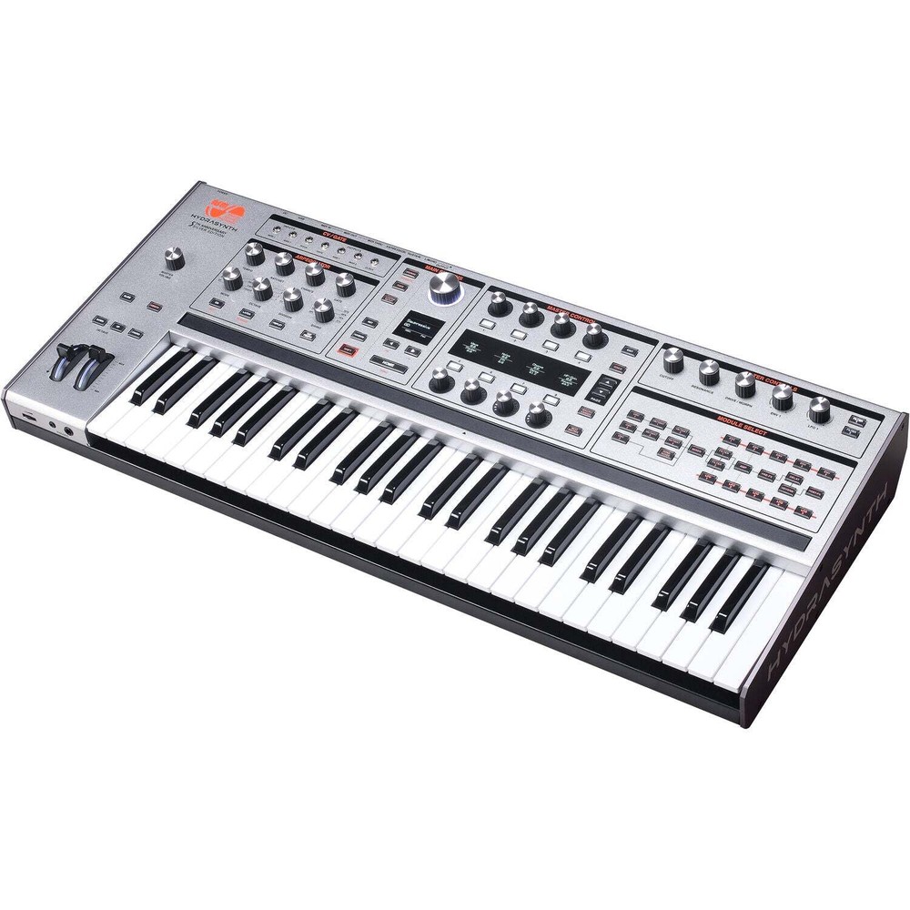 ASM Hydrasynth Keyboard 8-Voice Synthesizer - Limited-Edition Silver