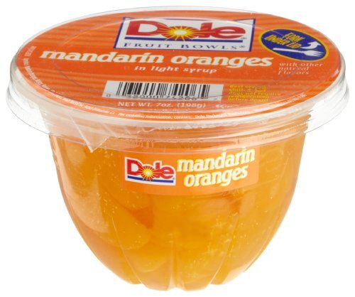 Dole Fruit Bowls, Mandarin Oranges in Light Syrup, 7oz, [12 cups]