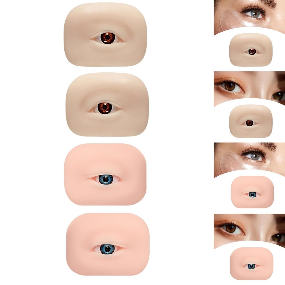 3D Silicone Eye Model Versatile Convenient Lightweight Makeup Practice Board