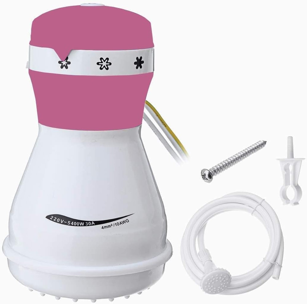 Calentador de agua instantáneo eléctrico para ducha de 5400 W