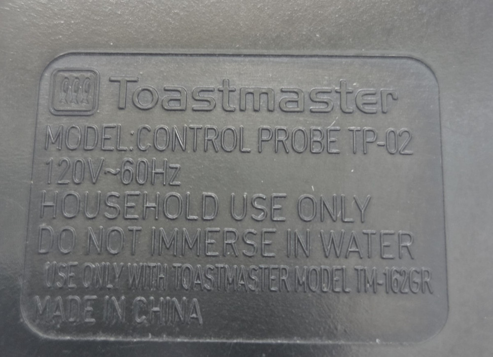 Toastmaster Model TP-02 Skillet Control Probe - Replacement Tested for Power