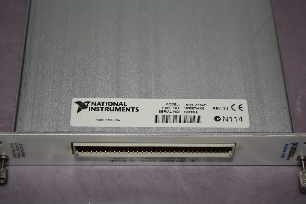 ^ National Instruments NI SCXI-1104C 32-Channel Medium-Voltage Input Module