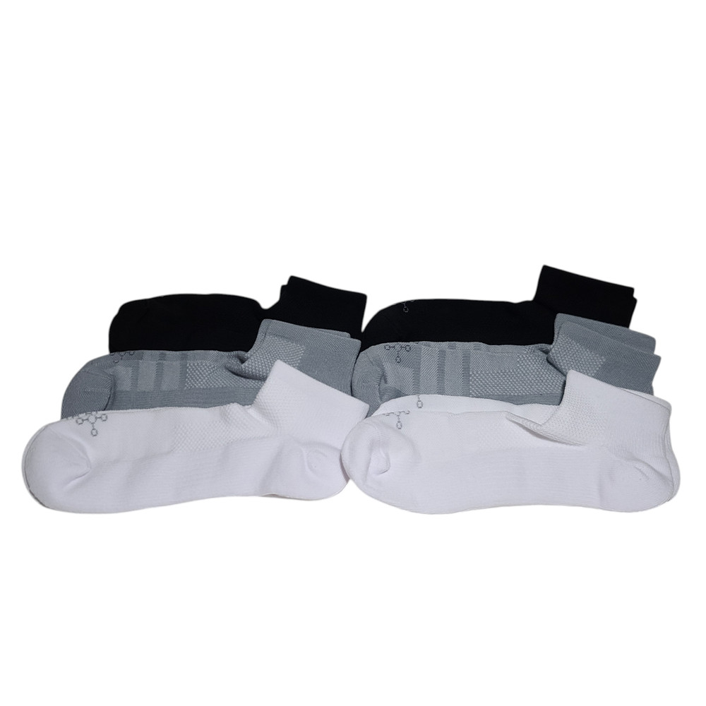 2 Pack Tommie Copper 6 Pack SnugStay Compression Socks - Basic Medium Ankle