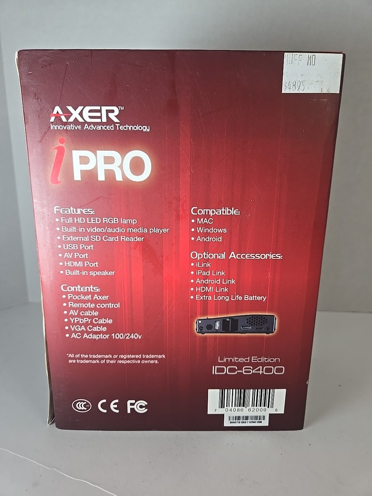 Axer ipro Projector IDC-6400 Limited Edition