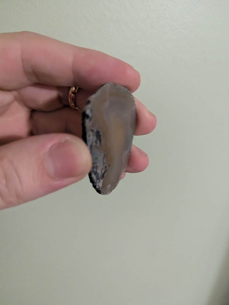 A Murky Brown Agate Slab