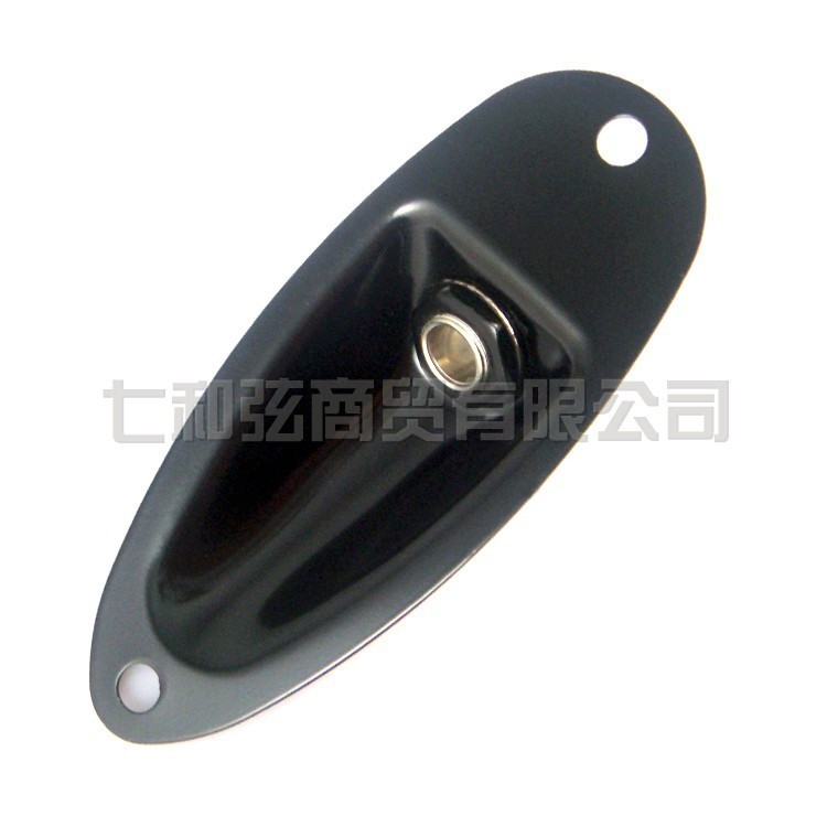 Oval shape input jack for guitar and bass