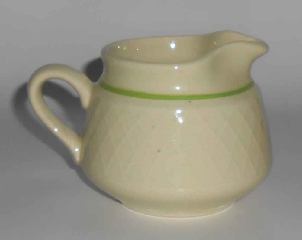 Franciscan Pottery Mint Weave Creamer