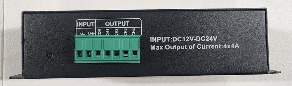 DMX 512 Digital Display Decoder Dimming Driver DMX512 Controller for LED RGBW