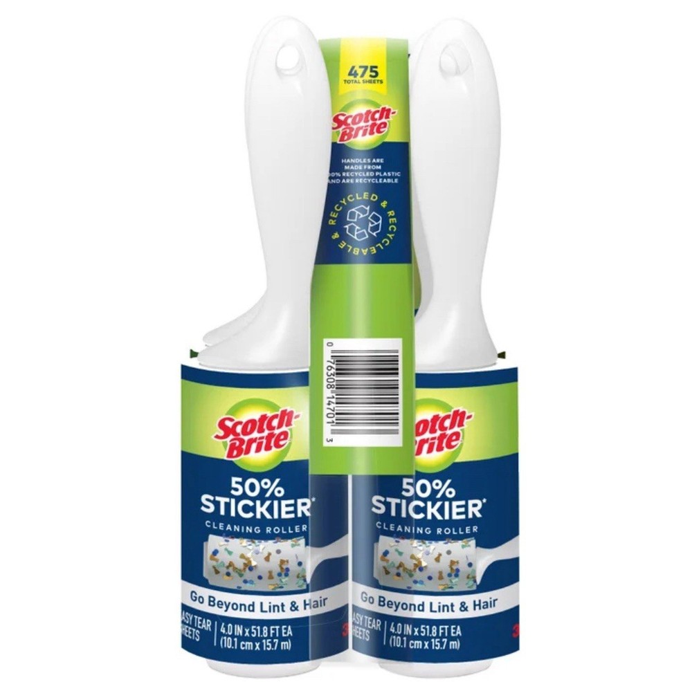 🔥NEW🔥 Scotch-Brite Lint Roller, 95-count, 5-pack