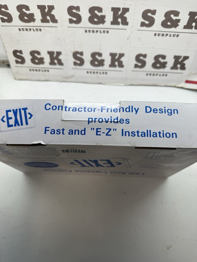 LED Exit Lighting Fixture- Universal Single or Double Face Configuration