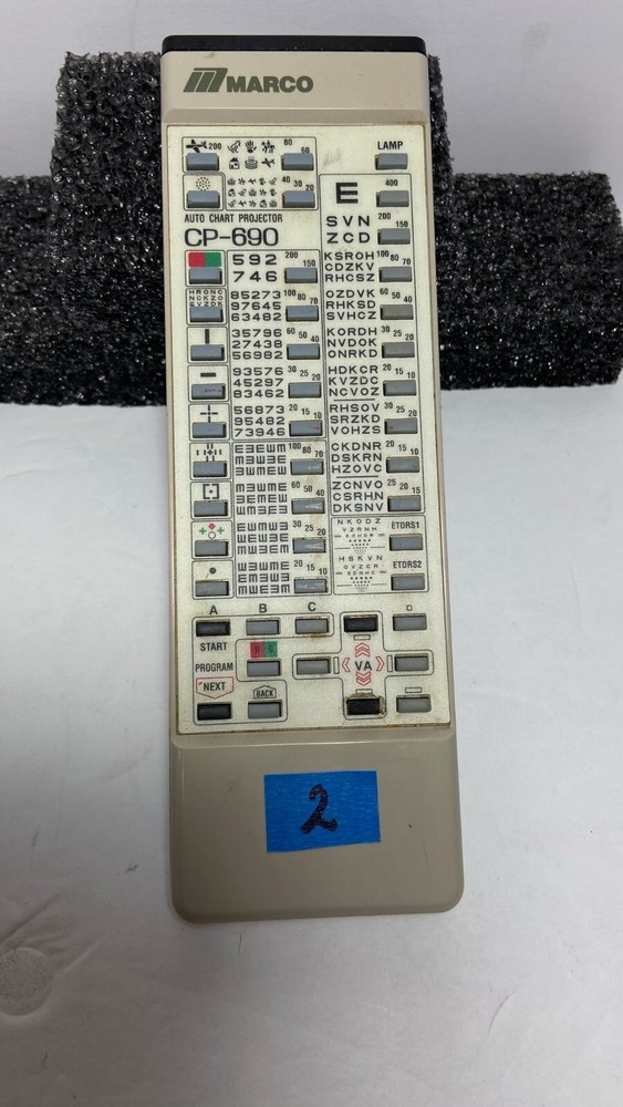 Remote Control for Marco CP-690 Auto Projector