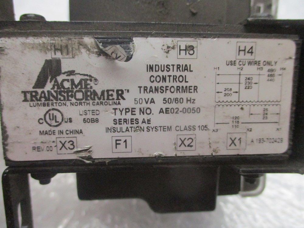 ACME AE02-0050 SER.AE TRANSFOMER UNMP