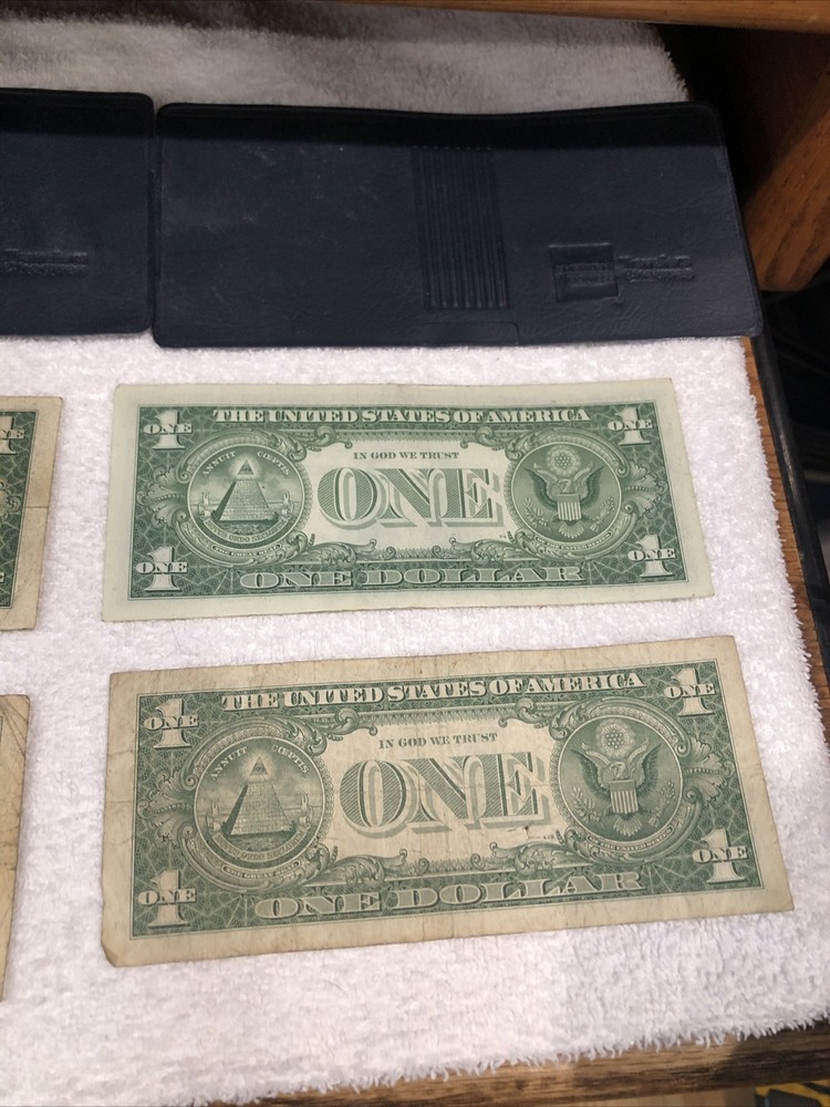 6 Silver Certificates Lot Black Eagle Oldest. Fast Shipping!