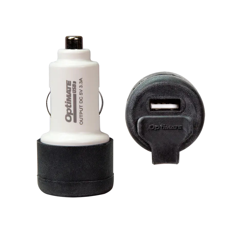 OptiMate Dual USB Fast Charger Cigarette Adapter