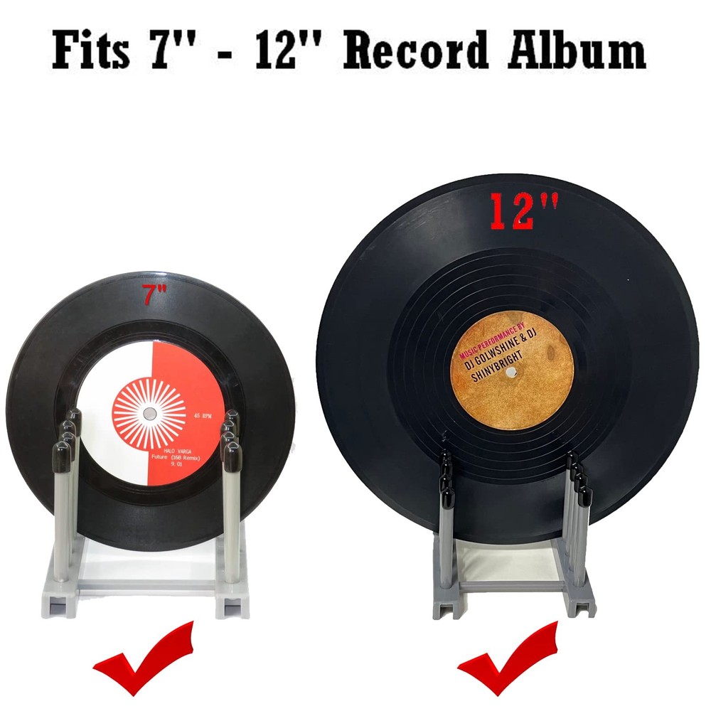 Vinyl Record Storage Holder Stand cleaning device drying rack Displa