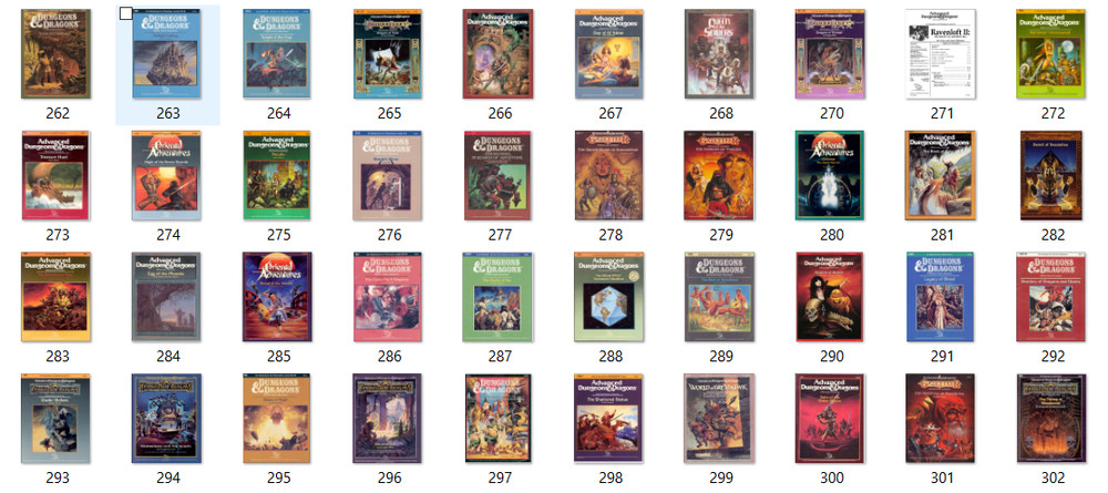Huge D & D Mixed 3 Version Collection Books Module's User Guide 550+ PDF
