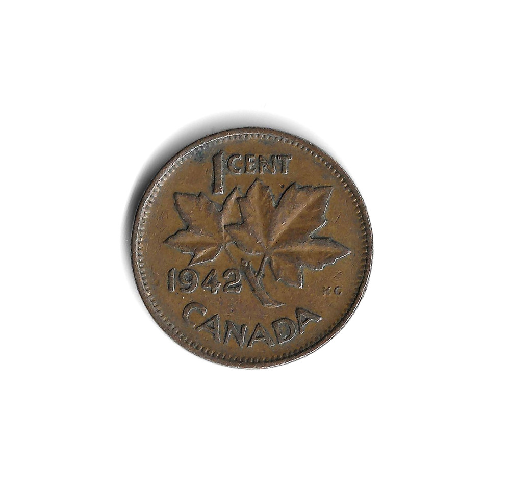 1942 Canada - 1 Cent - 815 - Bronze - 3.2g