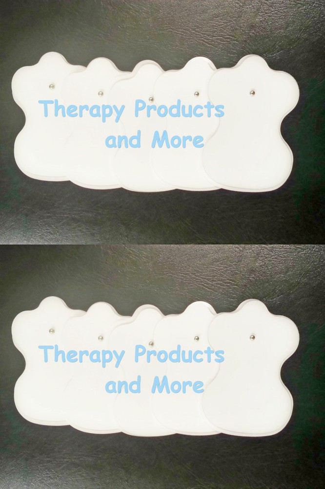 Electrode Pads  10 pcs  TENS Therapy Compatible, Self Adhesive PLUS Cables
