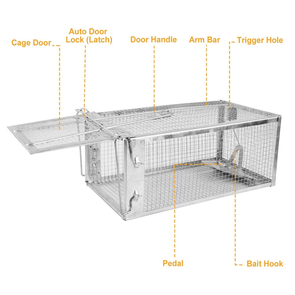 Humane Live Animal Mouse Cage Traps Catch and Release Mice Chipmunk Pests