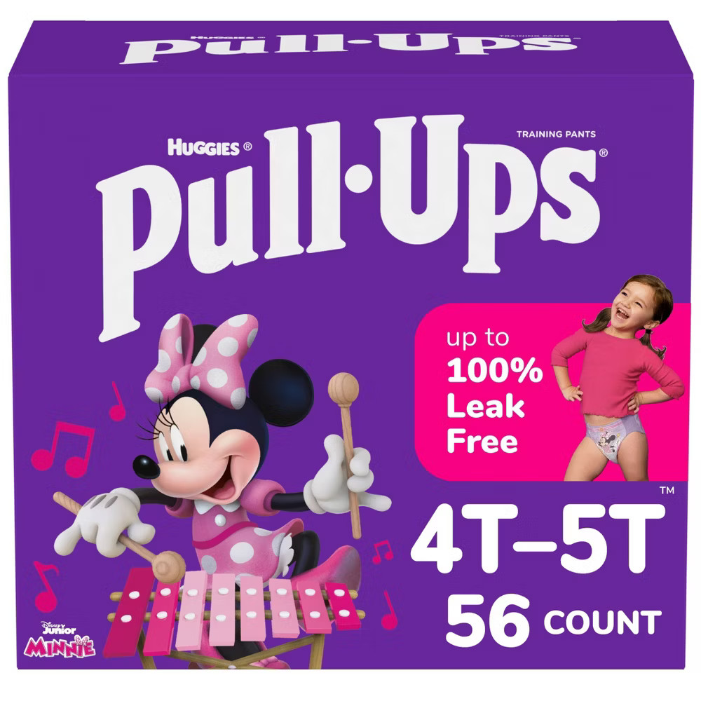 Pull-Ups Learning Designs Girls' Disposable Training Pants Giga Pack - Size
