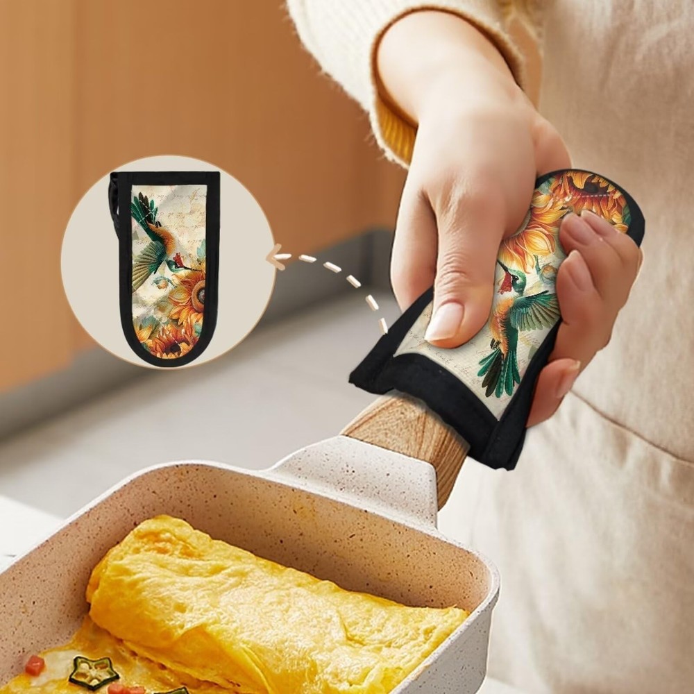 Coldinair 2 Pack Hot Handle Holder Hummingbirds Pan One Size,