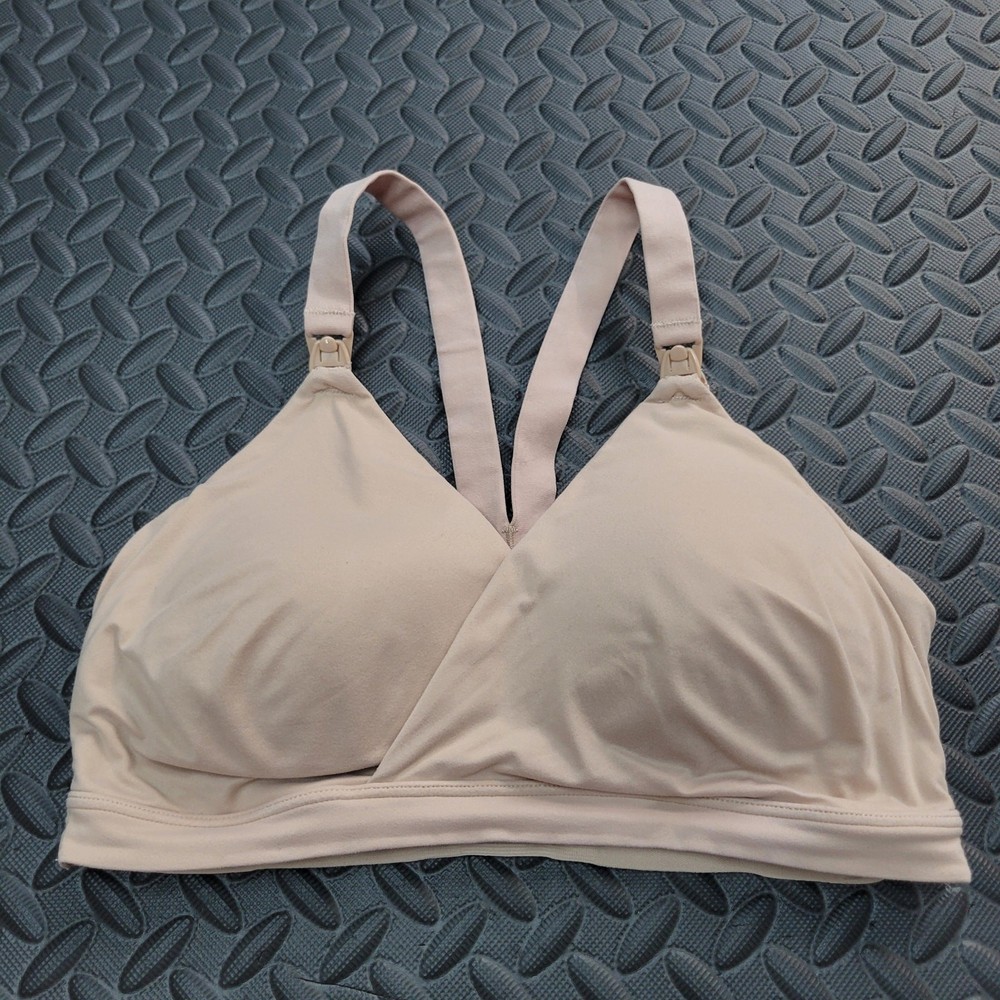 Spanx Low Profile Nursing Bra Nude Wireless Maternity Bra S