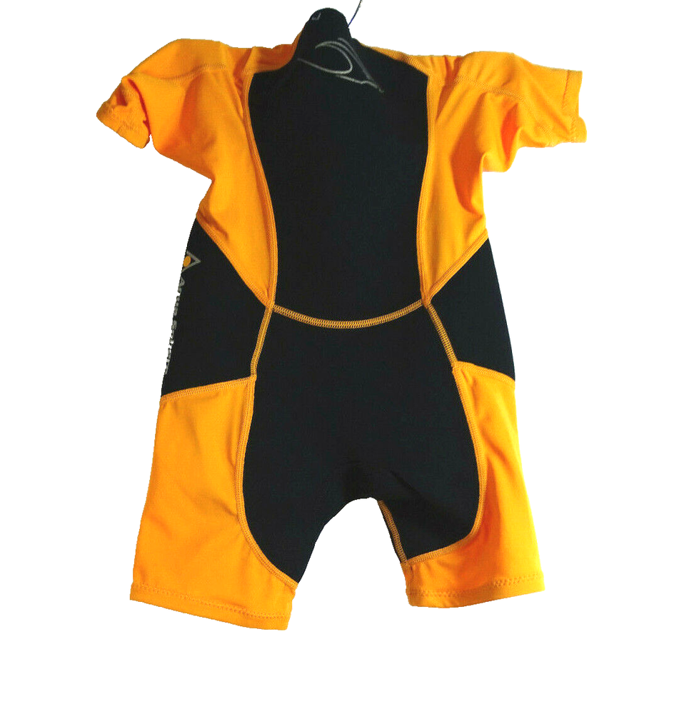NWT-AQUA SPHERE WET SUIT STING RAY ORANGE BLACK SIZE 6