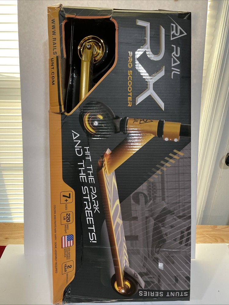 Rail RX Pro Kick Scooter - Gold