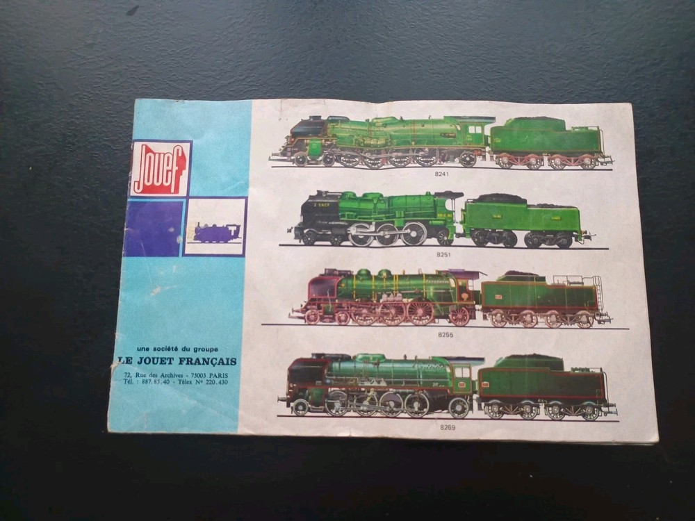 catalogue Jouef (train, car)