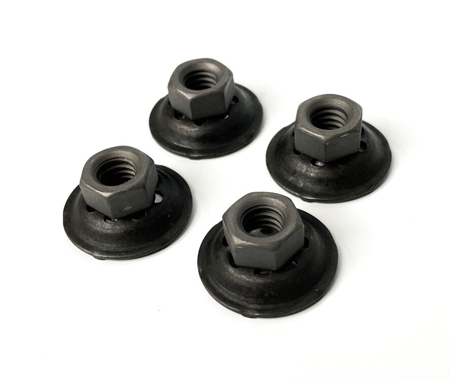 (Set/4) Seat Retaining Mount Nuts For 1964-1969 Ford Mustang