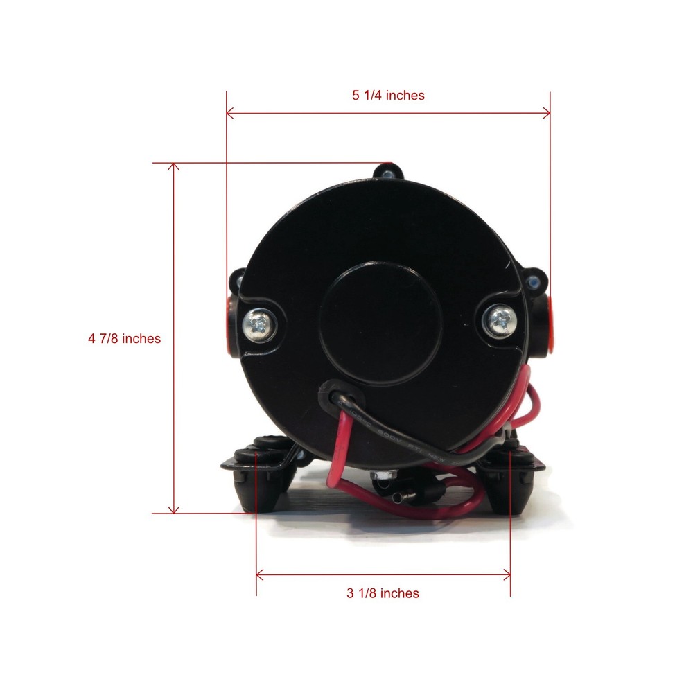 (2 Pack) Everflo 5.5 GPM, Diaphragm Pump for Devalan 5850-201C-SB, 5850201CSB