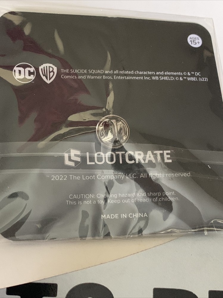 The Suicide Squad - Clyrax Pin - Loot Crate