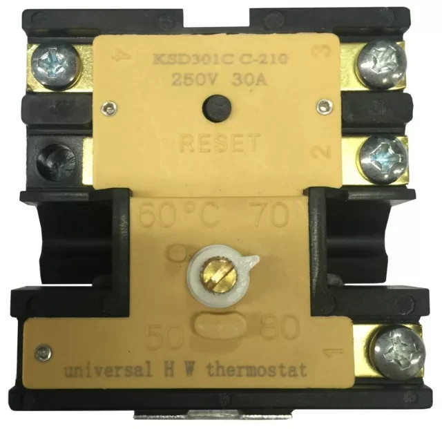 0793 VULCAN ELECTRIC THERMOSTAT HOT WATER  HEATER CONTROL 50-80 DEGREES CELSIUS